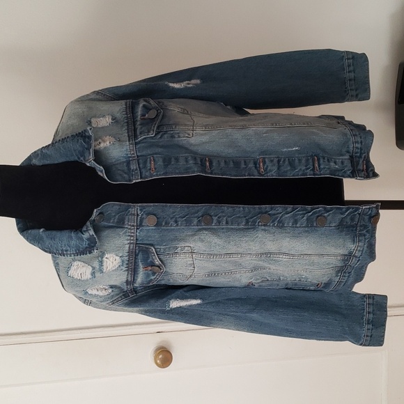 xray Jackets & Blazers - Distress Jean jacket